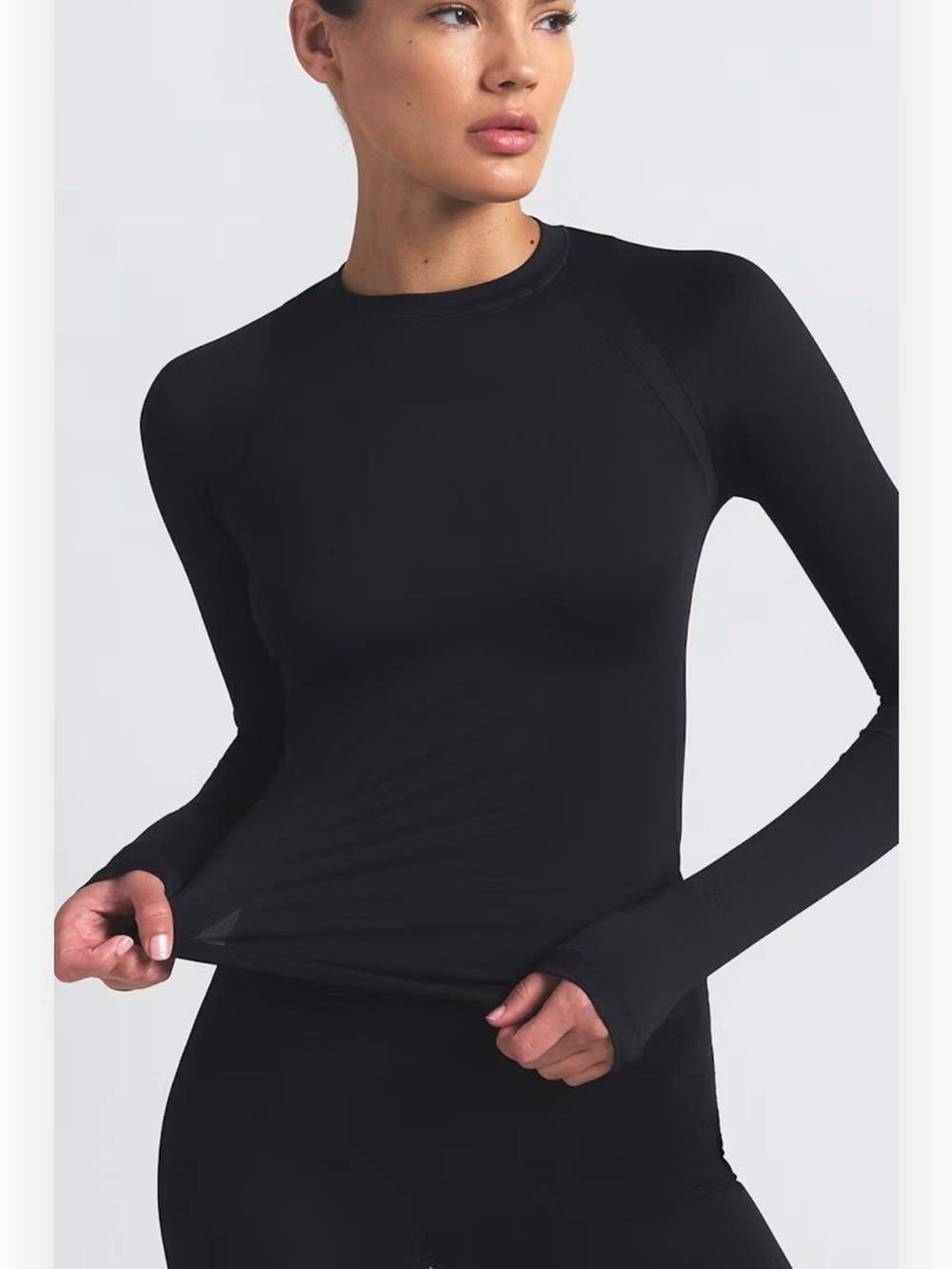 Skims crew neck long sleeve Size S